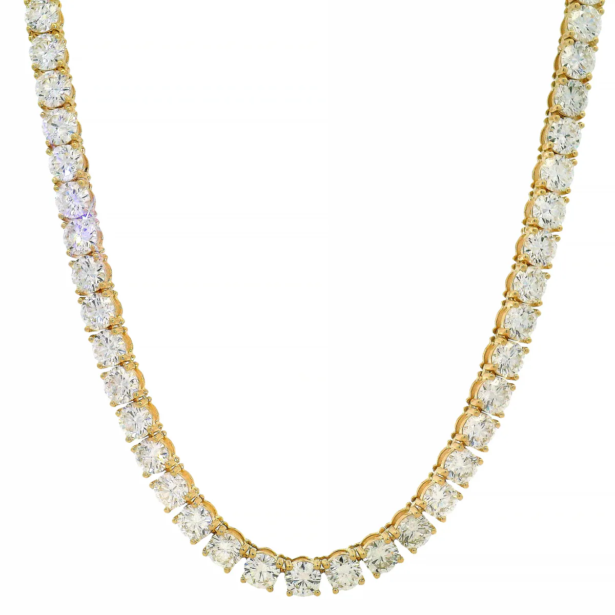 AHMED - MOON JEWELRY 80 Pointer Diamond Tennis Chain 22 Inches 70919 in Rose – Chain