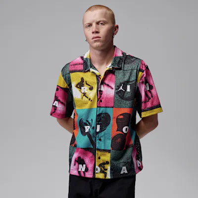 Jordan Brooklyn Men's Graphic Shirt - White/White