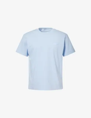 GIVENCHY Appliqué Logo Cotton T-Shirt - LIGHT BLUE detail 2