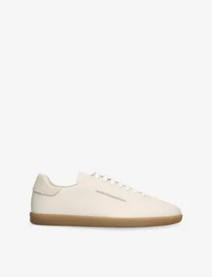 ERMENEGILDO ZEGNA 232 Grained Leather Trainers - EUR 43 / 9 UK MEN in White – Mens | Trainers | Lace up trainers