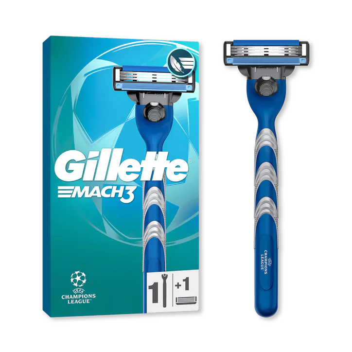 Gillette Mach3 Razor For Men, 1 Gillette Razor, 1 Razor Blade Refill detail 2
