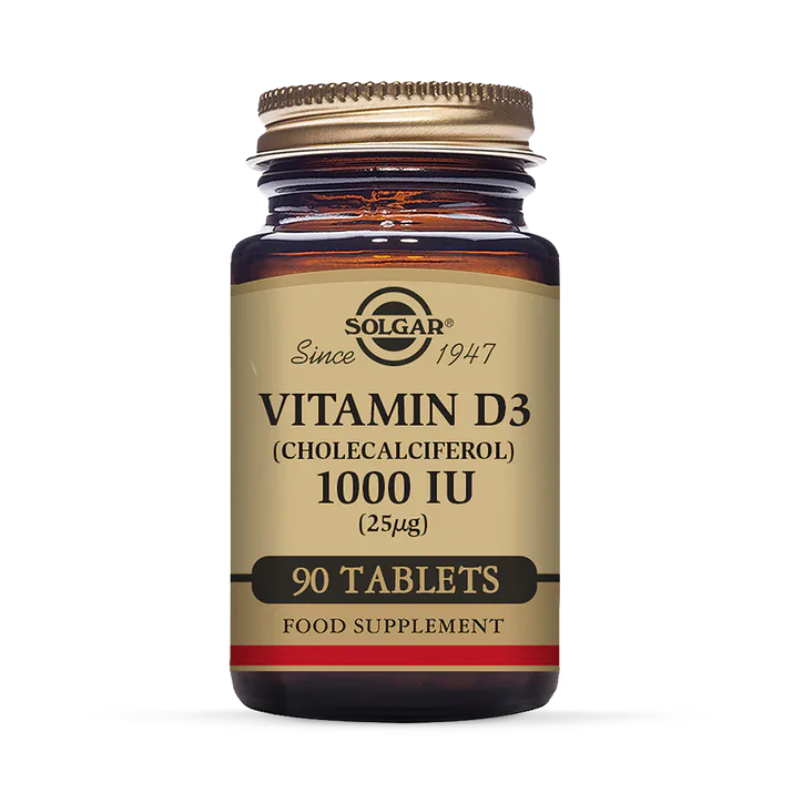 Solgar Vitamin D3 1000IU 90 Tablets