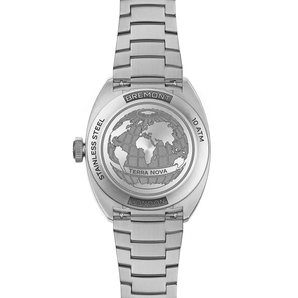 Bremont Terra Nova 40.5mm Date Mens Watch Black Stainless Steel in Black, additional product view 2