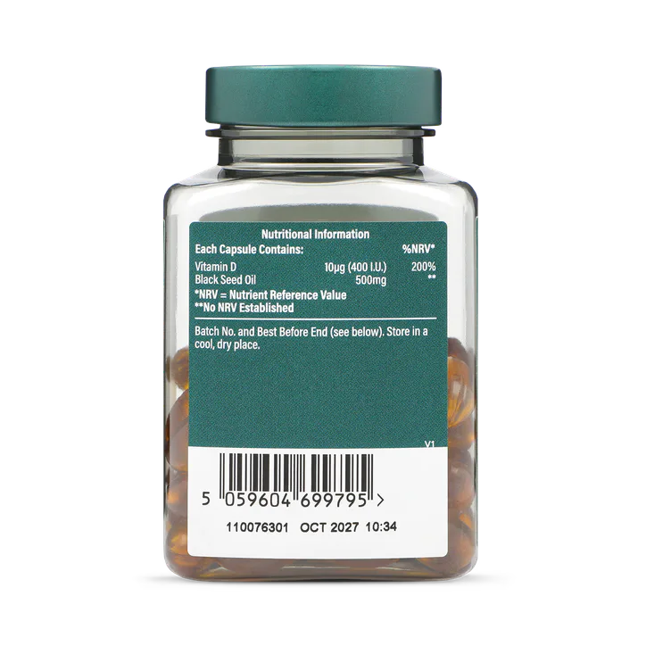 For Him Black Seed Oil +Vit D 60 Capsules detail 2