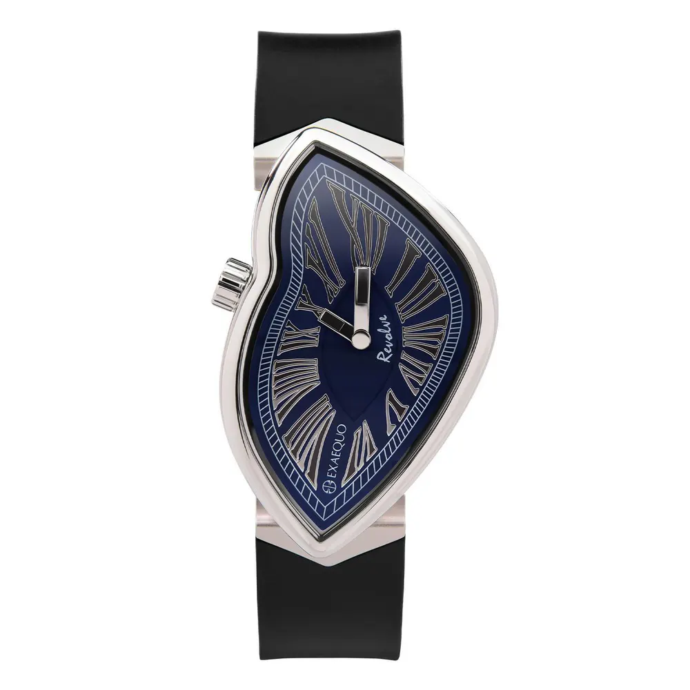 Exaequo Revolve Quartz Analogue Watch in Blue Dial – Accessories