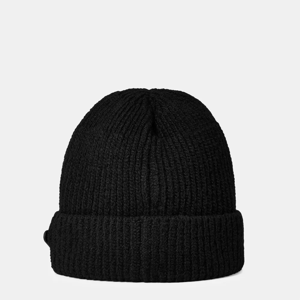 Prada Men'S Wool Badge Logo Beanie detail 3