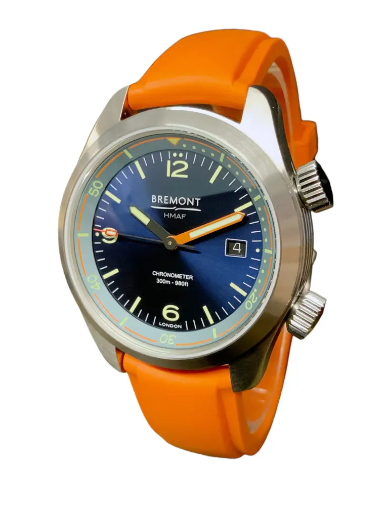 Bremont Argonaut ARGONAUT-BL-R-S — 2023 — Excellent in Blue Quarter Arabic, additional product view 2