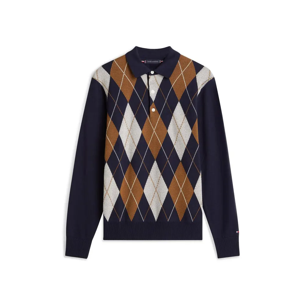 Tommy Hilfiger Tommy Argyle PoloKnt Sn61