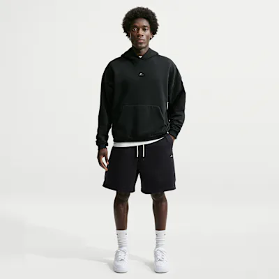Nike Standard Issue Men's Dri-FIT French Terry Fleece 20.5cm (approx.) Basketball Shorts - Black/Pale Ivory