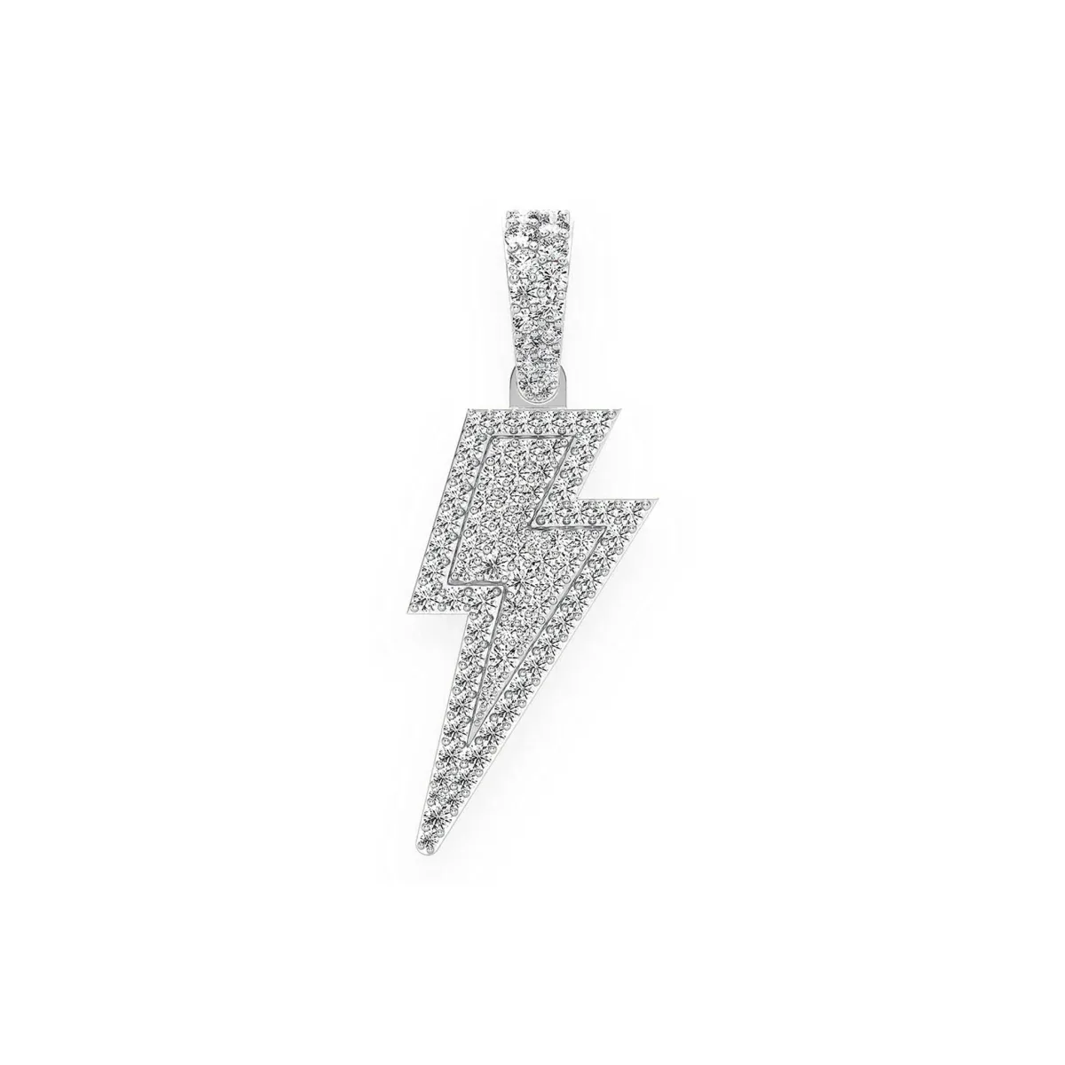 For Him Super Lightning Pendant in 1.25ctw / White Gold / Natural Diamond – Pendant