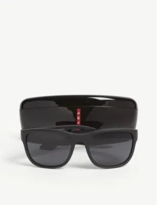 PRADA LINEA ROSSA PS01U square-frame sunglasses detail 2
