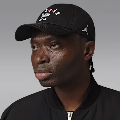 Jordan Club 'Milan' Unstructured Hat - Black/White