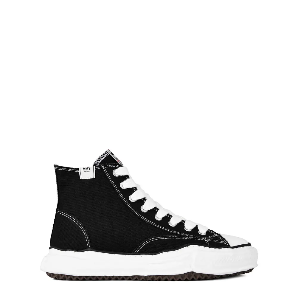 Mihara Yasuhiro Peterson High Top in Black – Footwear