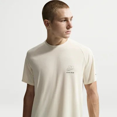 Nike Stride Men's Dri-FIT ADV Short-Sleeve Running Top - Coconut Milk