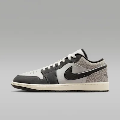 Jordan Air Jordan 1 Low SE Men's Shoes - Sail/Deep Pewter/Gamma Grey/Game Royal