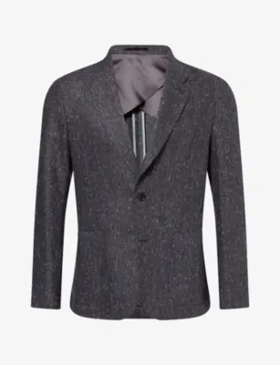 PAUL SMITH Donegal Single-Breasted Wool Blazer