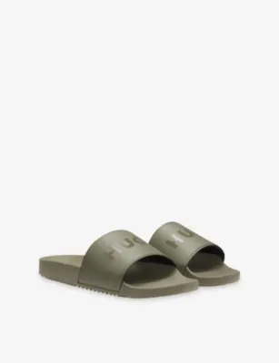 HUGO Branded Woven Sliders - EUR 44 / 10 UK MEN detail 3