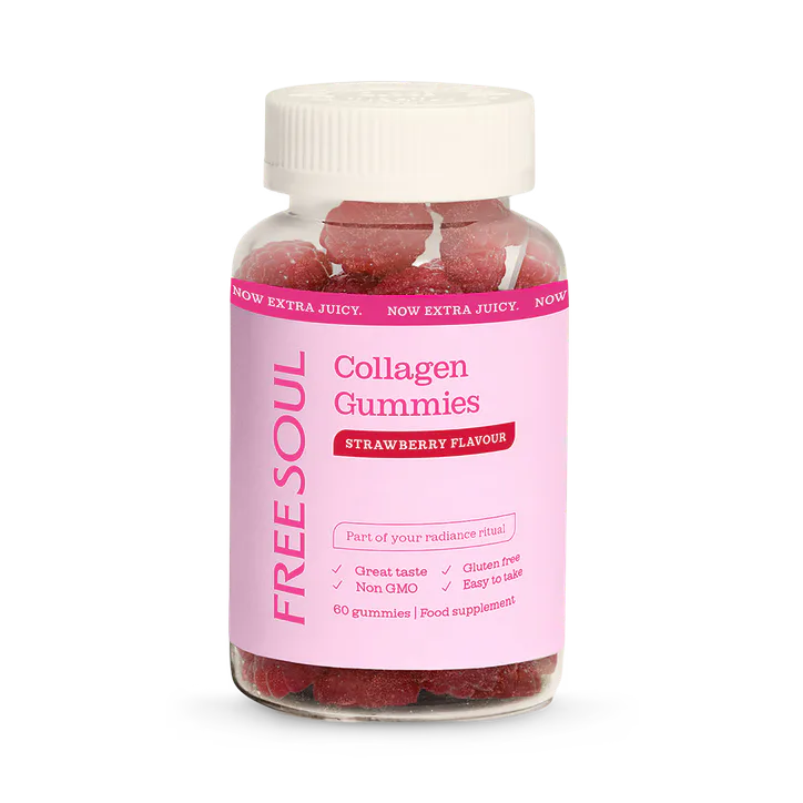 Free Soul Collagen Gummies Strawberry 60 Gummies