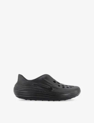 For Him React Rejuven8 Leather Shoes - EUR 41 / 7 UK MEN in BLACK BLACK BLACK – Mens | Trainers | Lace up trainers
