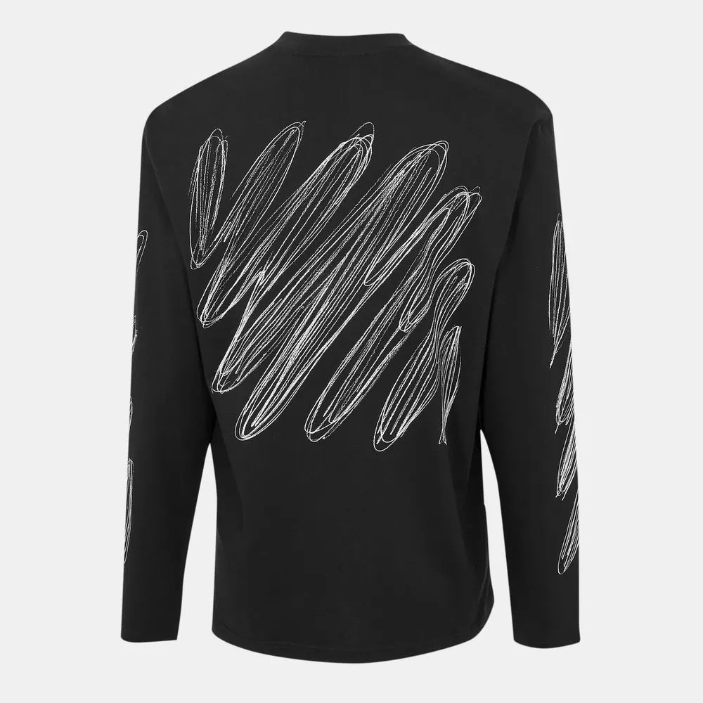 Off White Men's Diags Skate Long Sleeve T-Shirt detail 2