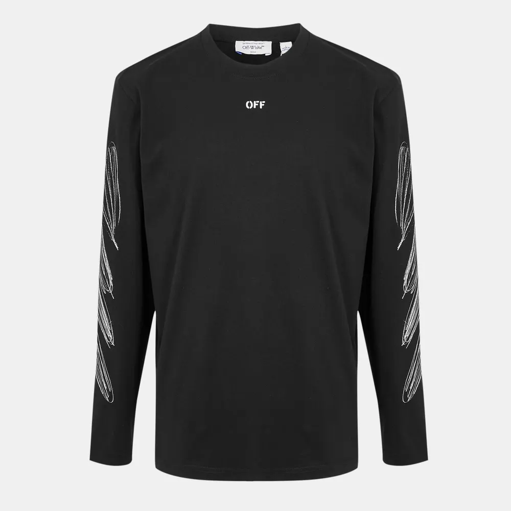 Off White Men's Diags Skate Long Sleeve T-Shirt