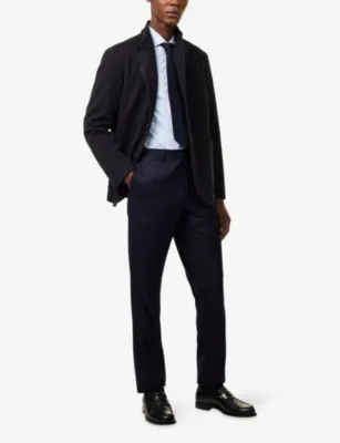 CORNELIANI Tailored Straight-Leg Wool Trousers detail 2