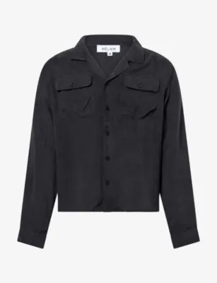 BELIER Cannes Flap-Pocket Cupro Shirt