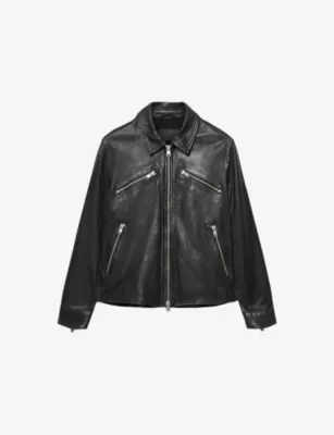 ALLSAINTS Verdi Slim-Fit Leather Jacket