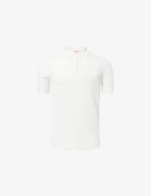ORLEBAR BROWN Burnham Tie-Knit Silk And Cotton Polo Shirt