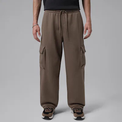 Jordan Brooklyn Men's Oversized Fleece Cargo Trousers - Palomino/Dark Cinder