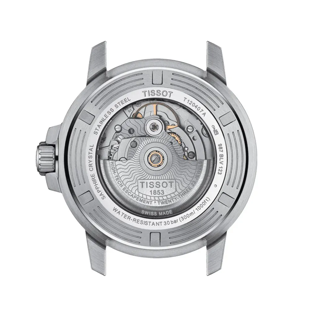 Tissot Seastar 1000 Powermatic 80 43mm Mens Watch Grey detail 2