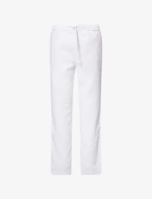 FRESCOBOL CARIOCA Oscar Tapered-Leg Linen and Cotton-Blend Chino Trousers