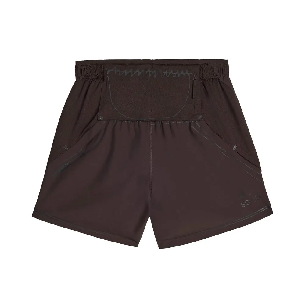 Adidas Originals x SFTM Mens 365 Running Shorts in Aurora Coffee, additional product view 2
