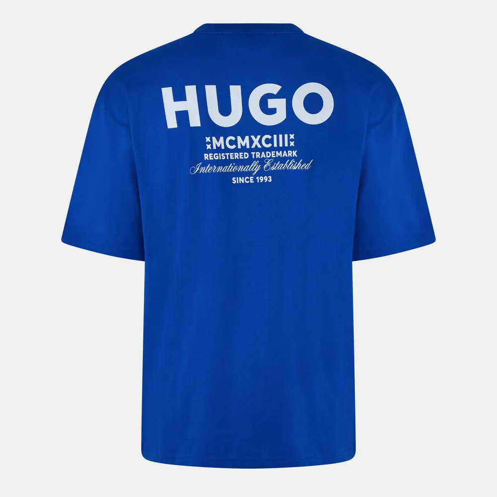Hugo Mens HUGO Printed Logo Back T-Shirt with MCMXCIII text - Regular Fit detail 2