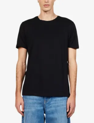 PAIGE Sorden Crew-Neck Cotton T-Shirt detail 3