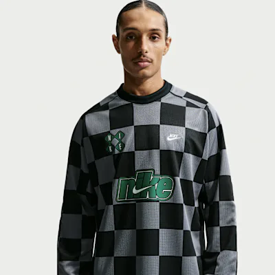 Nike Sportswear Club Men's Goalie Top - Smoke Grey/Black/Malachite in Smoke Grey/Black/Malachite – Nike men's and unisex