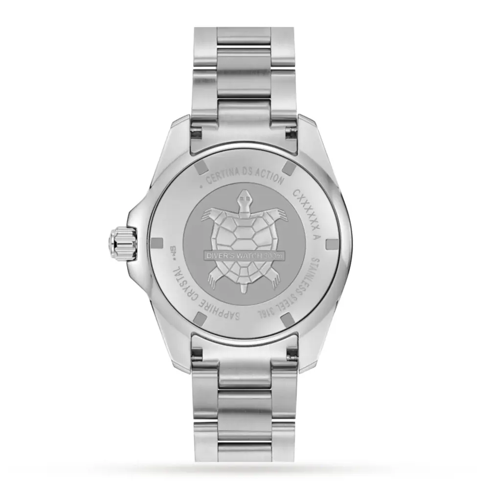Certina Aqua DS Action Diver Blue Dial 43mm Mens Watch in Blue, additional product view 2
