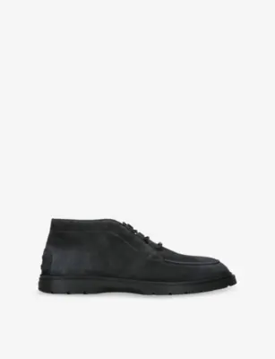 TODS Lace-Up Suede Desert Boots - EUR 45 / 11 UK MEN in BLACK – Mens | Boots | Desert boots