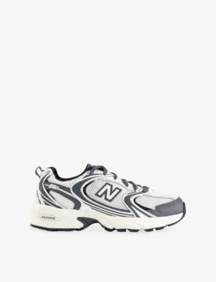 NEW BALANCE MR530 Leather And Mesh Trainers - 8 in SEA SALT MAGNET – Mens | Trainers | Lace up trainers