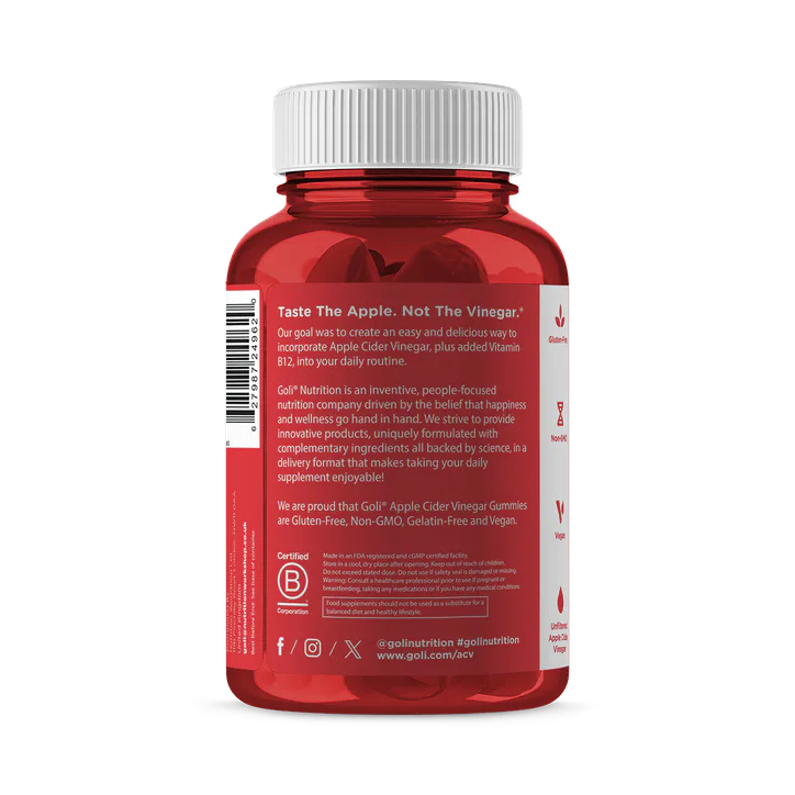 Goli Apple Cider Vinegar Gummies 60, additional product view 3