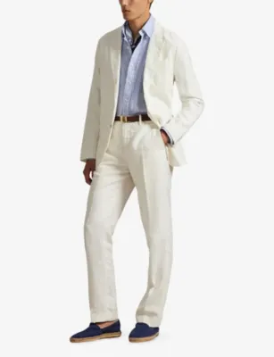 POLO RALPH LAUREN Soft Modern-Fit Linen Suit Jacket - 42R detail 2