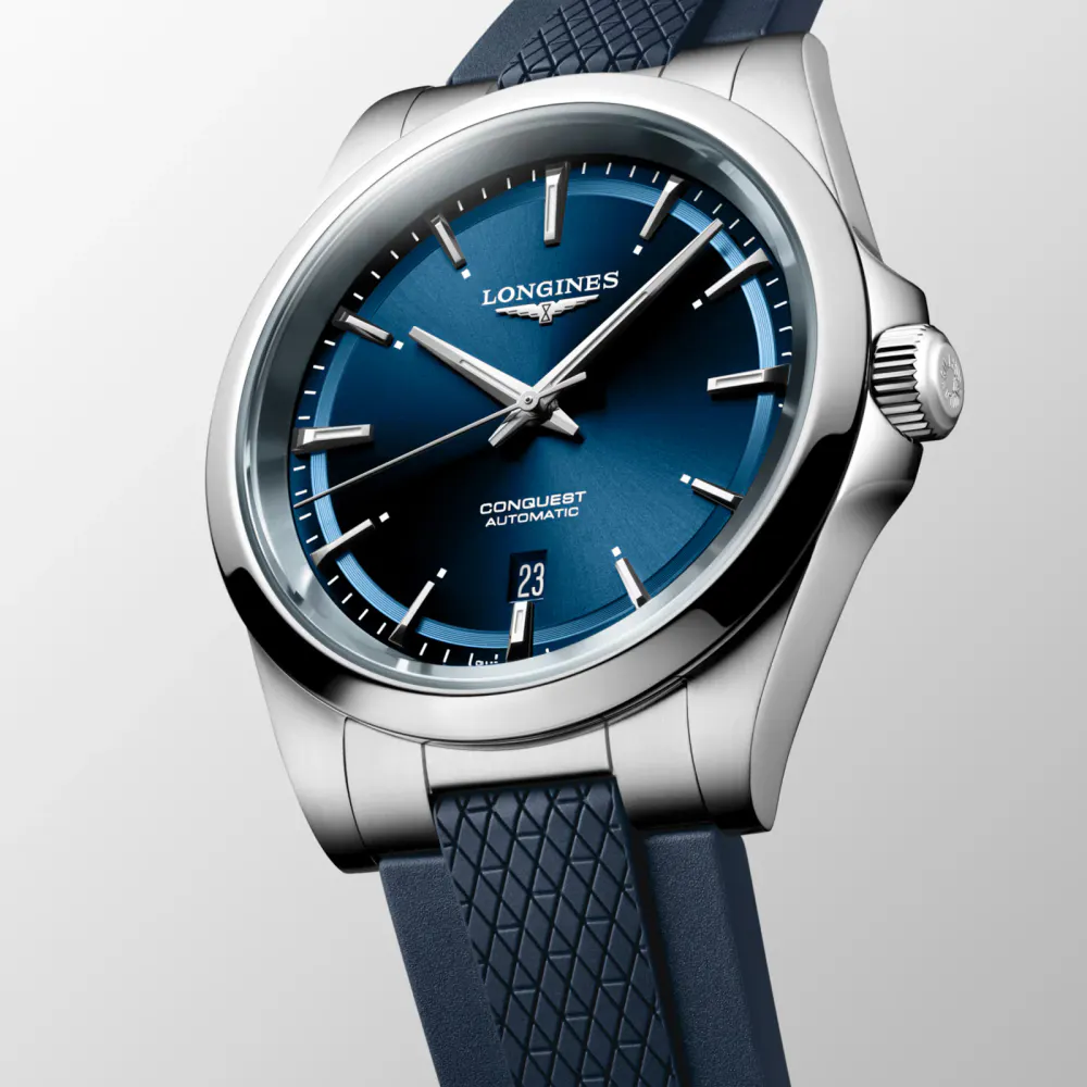 Longines Conquest 41mm Mens Watch Blue in Blue, additional product view 2