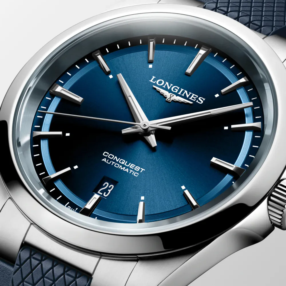 Longines Conquest 41mm Mens Watch Blue in Blue, additional product view 3