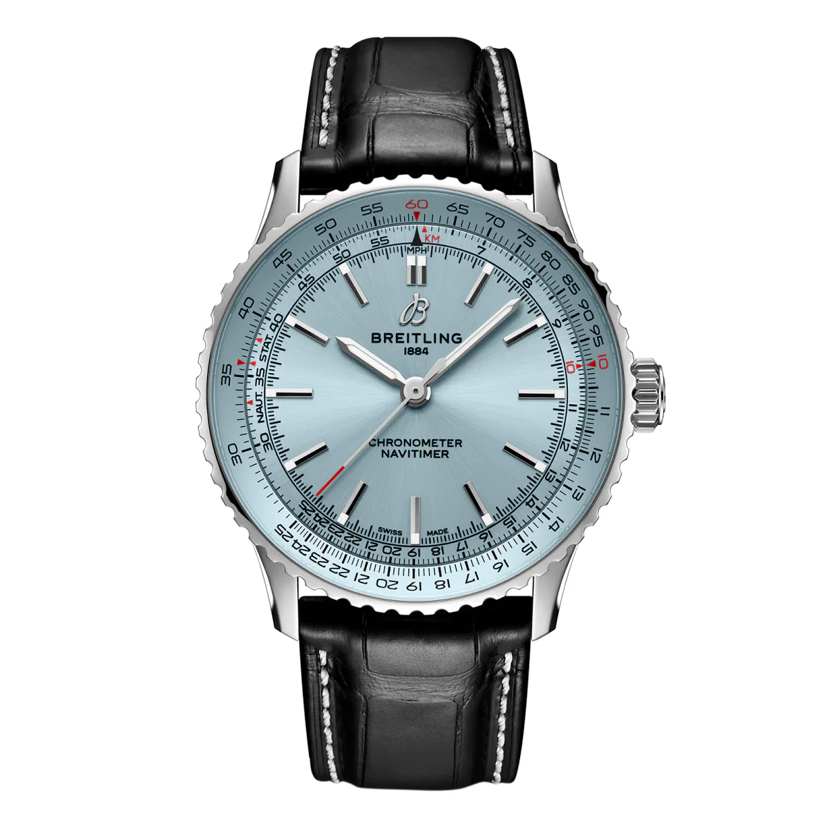 Breitling Navitimer Automatic 41mm Mens Watch Light Blue