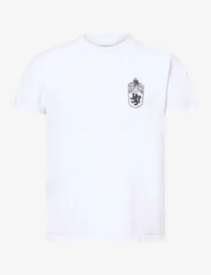 ALEXANDER DIGENOVA Small Crest Cotton T-Shirt