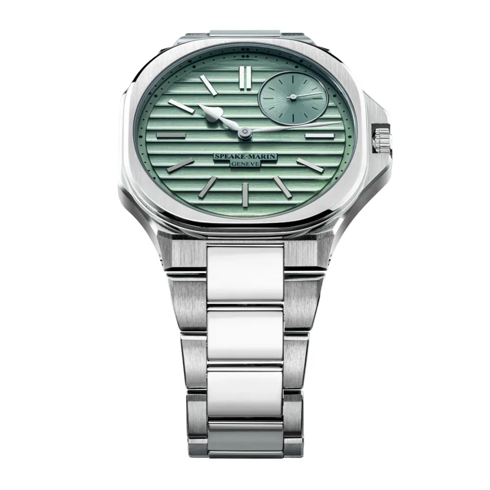 Speake-Marin Ripples 40mm Limited Edition Mens Watch Green in Green, additional product view 2