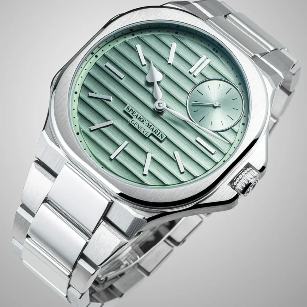 Speake-Marin Ripples 40mm Limited Edition Mens Watch Green in Green, additional product view 3