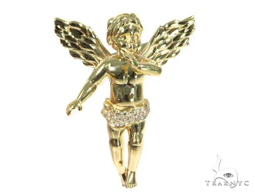RINA - For Him FACTORY Angel Diamond Pendant 49168 in Rose Gold – Pendant