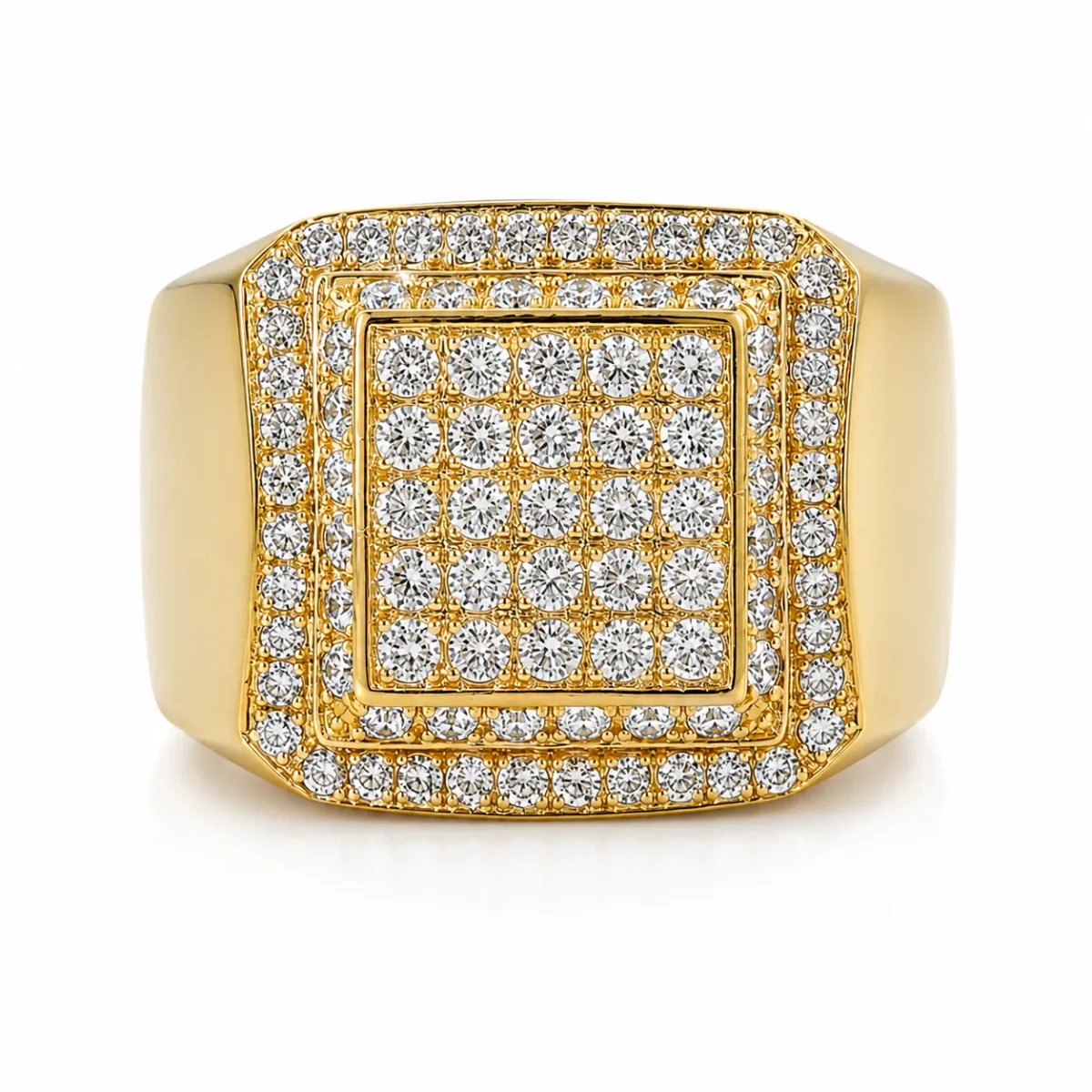 RINA - For Him FACTORY 14K Yellow Gold Diamond Ring 10796 in Yellow Gold / 10 – Ring