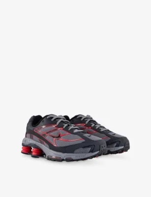 For Him Shox Ride 2 Mesh and Leather Trainers - 8.5 in PENCIL POINT BLACK ANTHR, additional product view 3